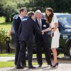Kate Middleton, duchesse de Cambridge, visite le musée national de la Marine le 10 juin 2014 en soutien de Ben Ainslie pour la Coupe de l'America 2017