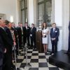 Kate Middleton, duchesse de Cambridge, visite le musée national de la Marine le 10 juin 2014 en soutien de Ben Ainslie pour la Coupe de l'America 2017