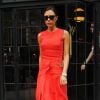 Victoria Beckham quitte l'hôtel The Bowery à New York, le 10 juin 2014.