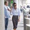 Victoria Beckham à l'aéroport JFK à New York, le 8 juin 2014.