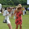 Jude Cissé lors d'un match de polo avec son amie Liz Mcclarnon à Cheshire, le 11 juin 2014.