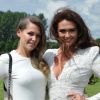 Jude Cissé, ex de Djibril, lors d'un match de polo avec Charlotte Dawson à Cheshire, le 11 juin 2014.