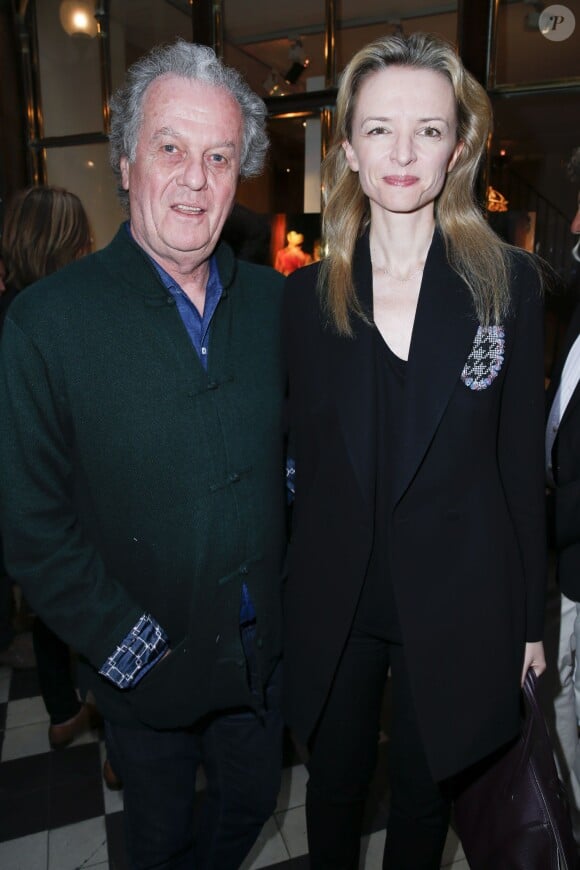 Exclusif - Jacques Grange et Delphine Arnault - Vernissage de l'exposition photographique "Danse" de Eugénia Grandchamp des Raux à la galerie du Passage chez Pierre Passebon à Paris le 10 juin 2014.