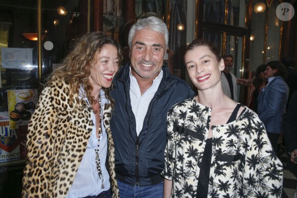 Exclusif - Nathalie Pasqua, Axel Schmitt et Aurélie Dupont - Vernissage de l'exposition photographique "Danse" de Eugénia Grandchamp des Raux à la galerie du Passage chez Pierre Passebon à Paris le 10 juin 2014.