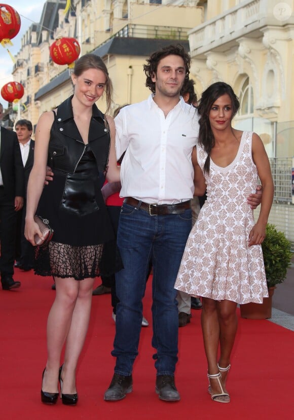 Déborah François, Pio Marmaï, Alice Belaïdi lors de la cérémonie de clôture du Festival du film romantique de Cabourg, le 14 juin 2014.