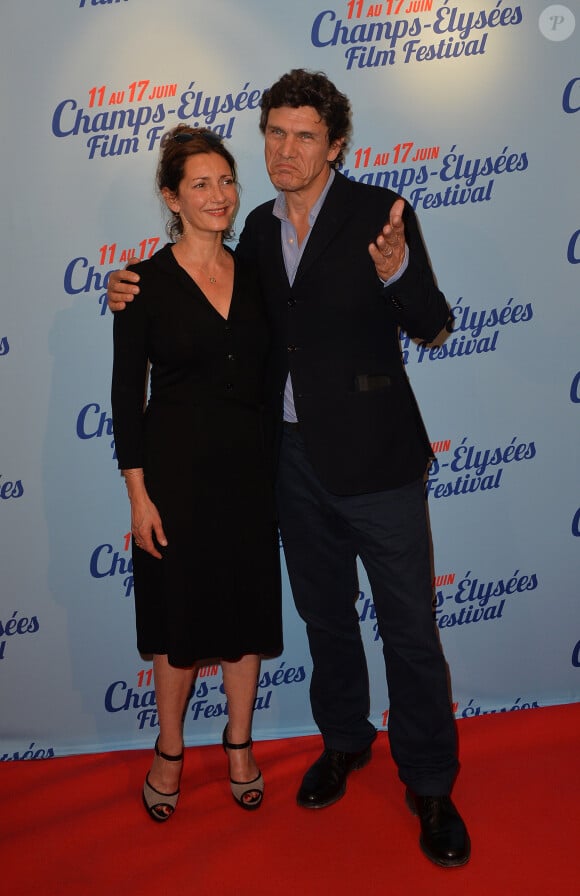 Valérie Karsenti et Marc Lavoine - Avant-première du film "A toute épreuve" lors du 3e Champs-Elysées Film Festival à Paris, le 13 juin 2014.