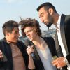 Exclusif - Samy Seghir, Thomas Solivéres, La Fouine (Laouni Mouhid) - Les acteurs et les invités du film "A toute épreuve" sur la terrasse du Publicis lors du 3e Champs-Elysées Film Festival à Paris, le 13 juin 2014.