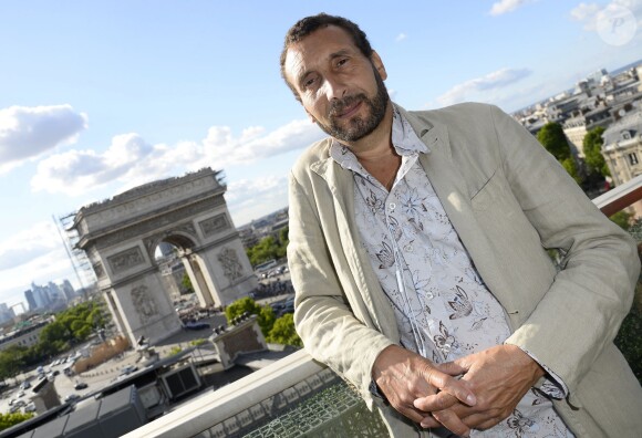 Exclusif - Zinedine Soualem sur la terrasse du Publicis et à l'avant-première du film au cinéma "Le Lincoln" lors du 3e Champs-Elysées Film Festival à Paris, le 14 juin 2014