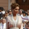 La princesse Lalla Soukaina et sa mère la princesse Lalla Meryem du Maroc au mariage du prince Albert II de Monaco et de Charlene Wittstock, le 2 juillet 2011