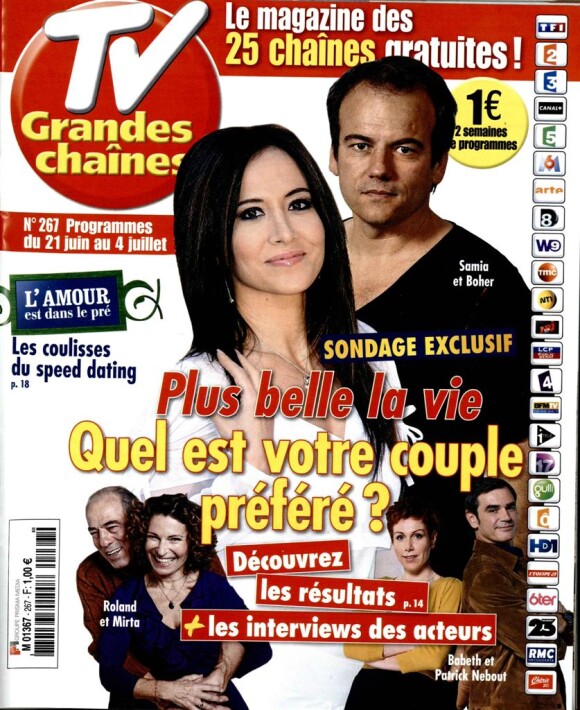 Magazine TV Grandes Chaînes du 21 juin au 4 juillet 2014.