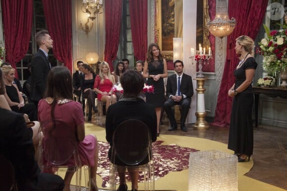 Exclusif - Steven, sa mère Corinne et Elsa Fayer - Finale de l'émission "Qui veut épouser mon fils ?" saison 3 diffusée sur TF1.