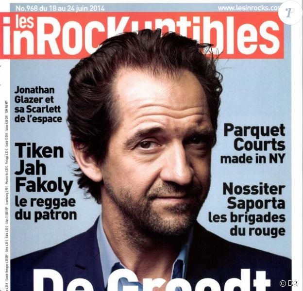Stéphane De Groodt en couverture des Inrockuptibles