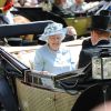 La reine Elizabeth II et le duc d'Edimbourg au premier jour du Royal Ascot, le 17 juin 2014