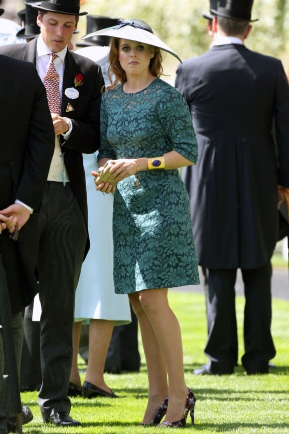 La princesse Beatrice d'York au premier jour du Royal Ascot, le 17 juin 2014