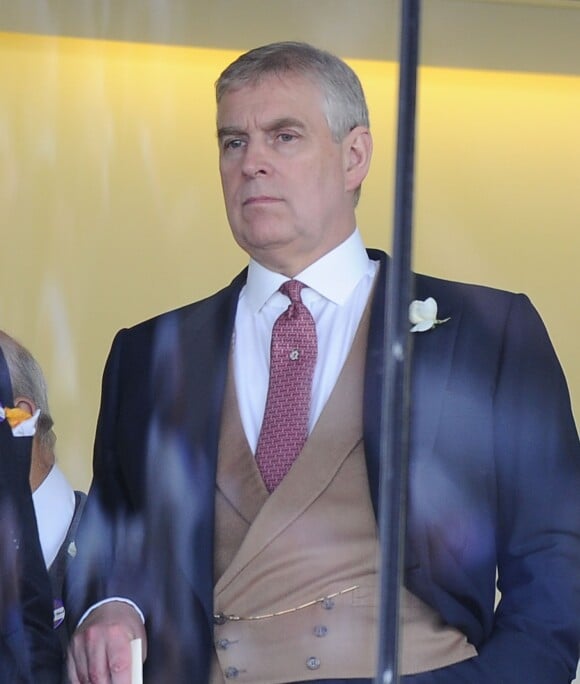Le prince Andrew, duc d'York au premier jour du Royal Ascot, le 17 juin 2014