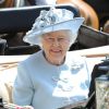 La reine Elizabeth II dans son landau au premier jour du Royal Ascot, le 17 juin 2014