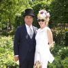 Tamara Beckwith et son mari Giorgio Veroni au premier jour du Royal Ascot, le 17 juin 2014