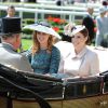 La princesse Beatrice et la princesse Eugenie d'York au premier jour du Royal Ascot, le 17 juin 2014