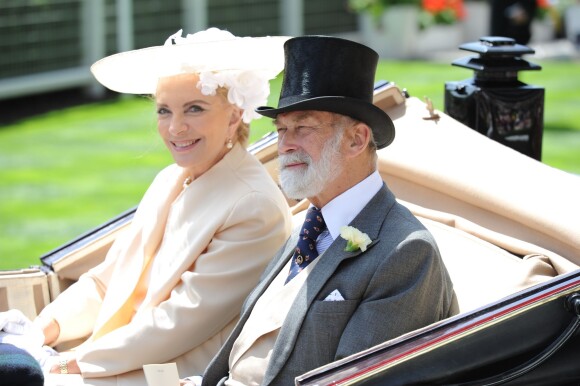 La princesse et le prince Michael de Kent au premier jour du Royal Ascot, le 17 juin 2014