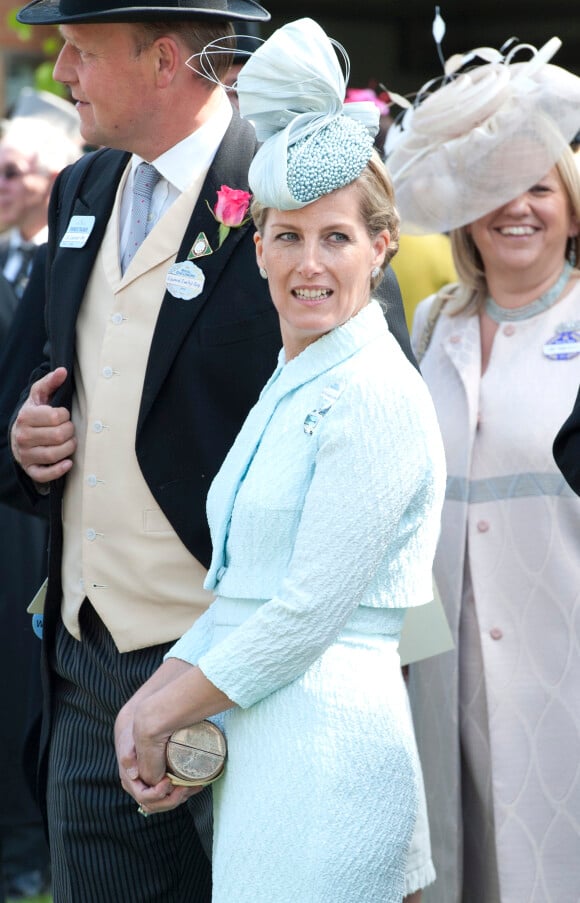Sophie, comtesse de Wessex au premier jour du Royal Ascot, le 17 juin 2014