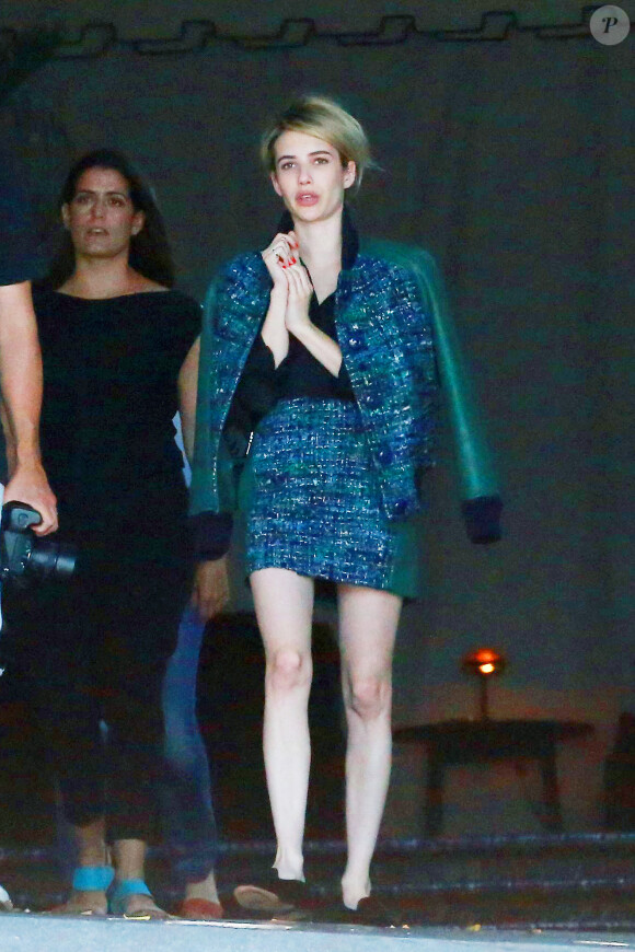 Emma Roberts à West Hollywood, Los Angeles, le 13 juin 2014.