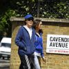 Paul McCartney avec sa femme Nancy Shevell dans les rues de Londres le jour de ses 72 ans, le18 juin 2014