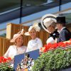 Sophie, la comtesse de Wessex - La famille royale d'Angleterre au 2e jour de la course hippique "Royal Ascot", le 18 juin 2014. La famille a ensuite participé à la "Eton Tea Party".