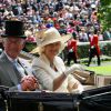 Le prince Charles et Camilla Parker Bowles, la duchesse de Cornouailles - La famille royale d'Angleterre au 2e jour de la course hippique "Royal Ascot", le 18 juin 2014. La famille a ensuite participé à la "Eton Tea Party".