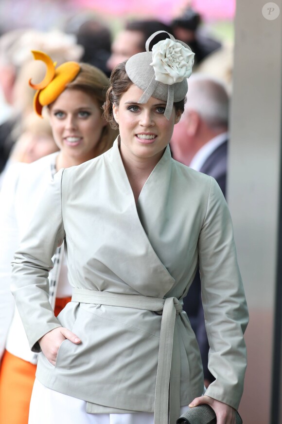 La princesse Beatrice et la princesse Eugenie d'York - 3e jour des courses Royal Ascot à Berkshire, le 19 juin 2014