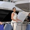 Kim Kardashian, invitée star de la soirée du MailOnline à Cannes, le 18 juin 2014.