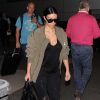 Kim Kardashian de retour à l'aéroport de Los Angeles, le 19 juin 2014.