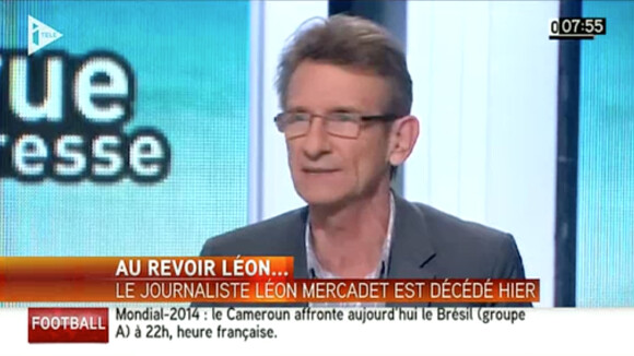 Léon Mercadet : Mort à 64 ans du journaliste de i-Télé et Canal+