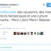 Nathalie Iannetta rend hommage à Léon Mercadet, mort la veille, le 23 juin 2014 sur Twitter. 
