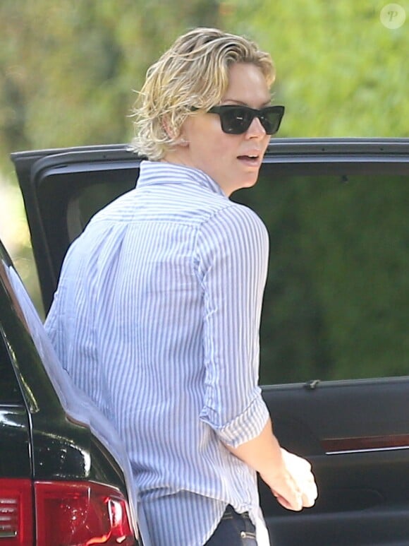 Exclusif - Charlize Theron à Los Angeles, le 17 mai 2014.