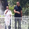 Exclusif - Kerry Washington, son mari Nnamdi Asomugha et leur fille Isabelle à Los Angeles, le 22 juin 2014.