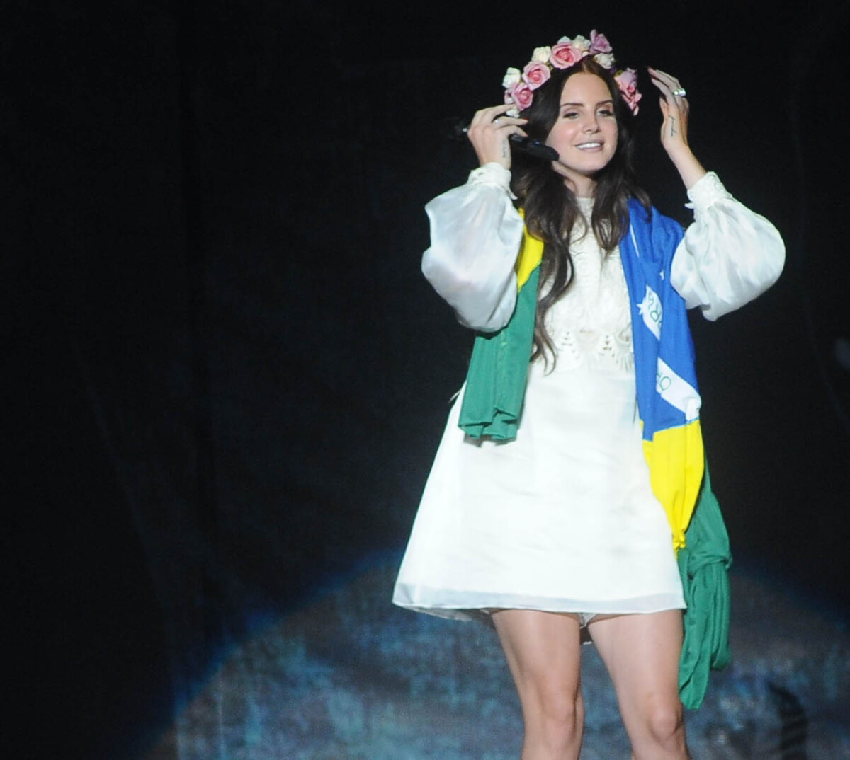 Vidéo Lana del Rey en concert au Terra Festival à Sao Paulo