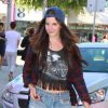 Lana del Rey dans les rues de West Hollywood, le 24 août 2013.