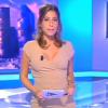 La journaliste Léa Salamé victime du fameux gag du micro allumé à son insu lors de son JT de 20h30, mercredi 28 août 2013, sur i-Télé.