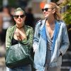Tallulah Willis, les cheveux verts dans les rues de New York, le 23 juin 2014.