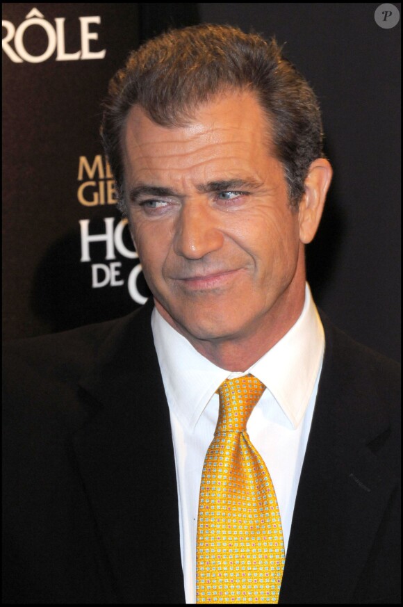Mel Gibson à Paris le 4 février 2010. 