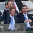 Le prince Harry assiste au match de football Angleterre - Costa-Rica à Belo Horizonte le 24 juin 2014