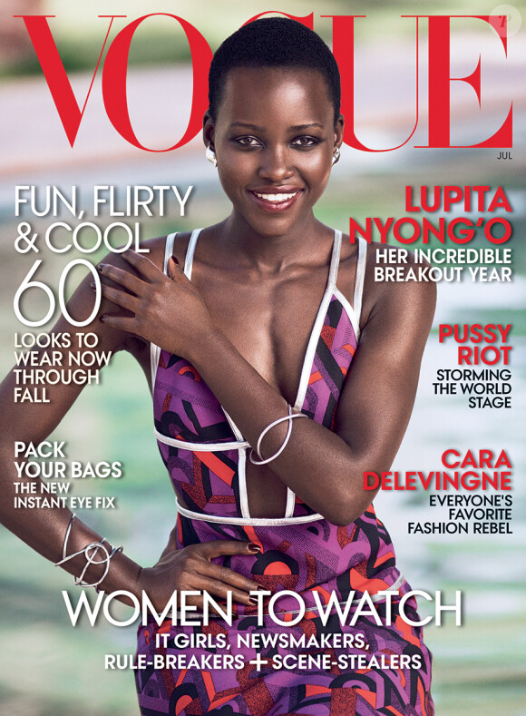 Lupita Nyong'o, photographiée par Mikael Jansson pour Vogue. Numéro de juillet 2014.