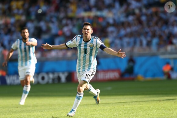 Lionel Messi lors du match Argentine - Iran à Belo Horizonte. Le 21 juin 2014.
