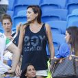 Alena Seredova, l'épouse de Gianluigi Buffon dans les tribunes après le match perdu par l'Italie face à l'Uruguay, à l'Estadio das Dunas au Natal, le 24 juin 2014