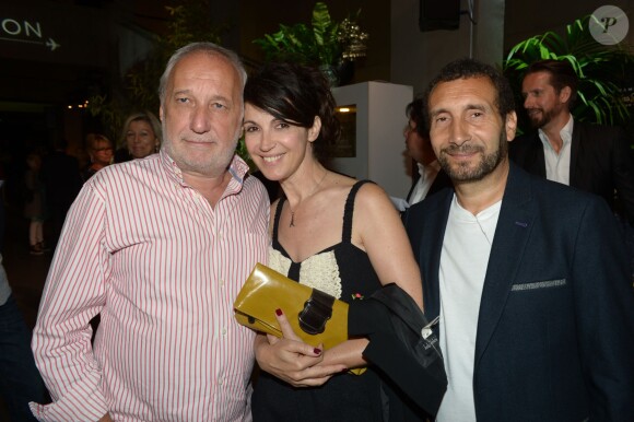 Exclusif - François Berléand, Zabou Breitman, Zinedine Soualem lors de la soirée Nicolas Feuillatte au Yoyo - Palais de Tokyo à Paris, le 26 juin 2014.