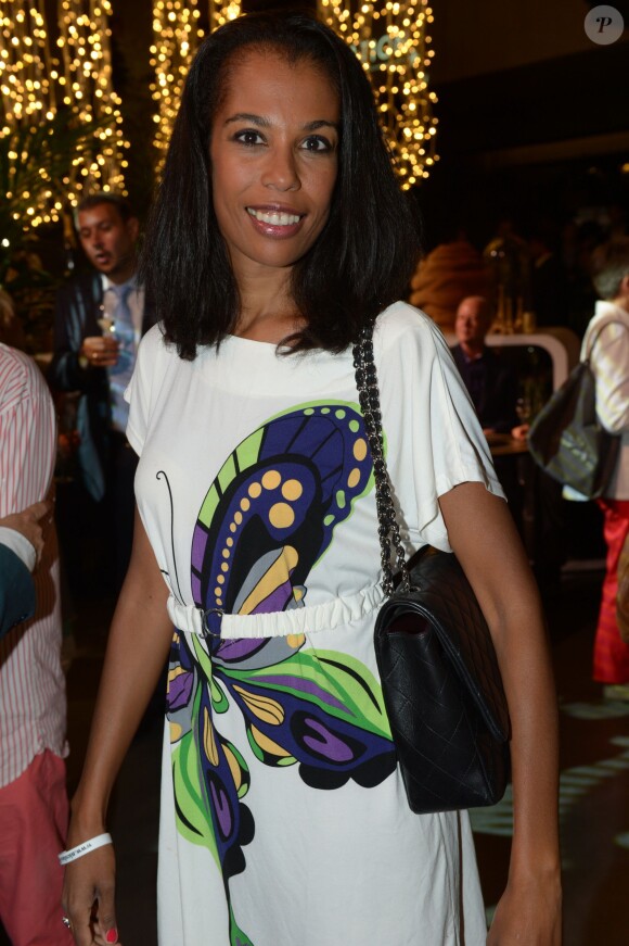 Exclusif - Elizabeth Tchoungui lors de la soirée Nicolas Feuillatte au Yoyo - Palais de Tokyo à Paris, le 26 juin 2014.