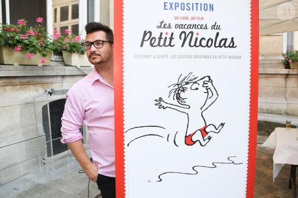 Exclusif - Clément l'incruste de l'émission Touche pas à mon poste sur D8 (de son vrai nom Clément Lanoue) - Vernissage de l'exposition "Les vacances du petit Nicolas" à la mairie du 4ème à Paris le 18 juin 2014.