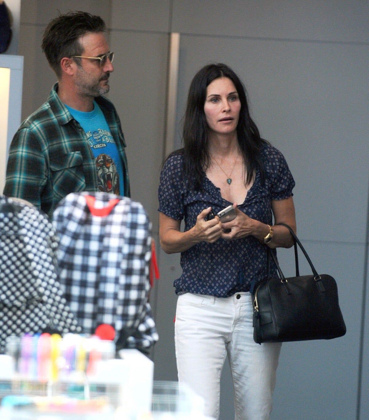 Photo : Courteney Cox et son ex-mari David Arquette dans les rues de ...