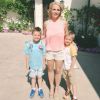 Britney Spears et ses enfants Sean Preston et Jayden James, à Los Angeles.