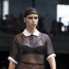 Adriana Lima - Défilé Givenchy homme collection printemps-été 2015 à la Halle Freyssinet à Paris, le 27 juin 2014.